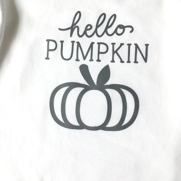 Rompertje met Hello Pumpkin, maat 86