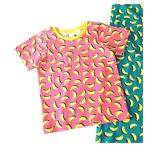 Roze T-shirt met citroenen